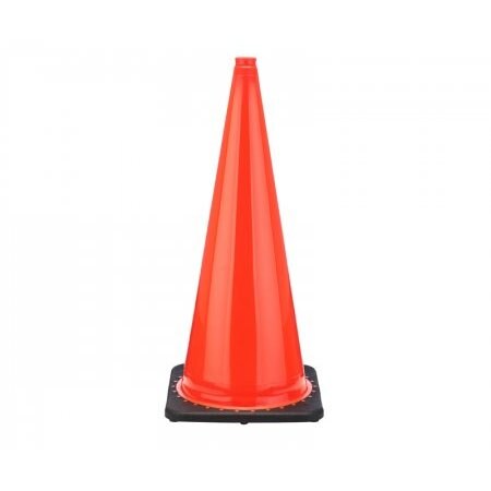 Jbc Traffic Cone, Premium PVC (Polyvinyl Chloride), 28" Height, 5.5 Lbs, Orange tc-28-7-or-1